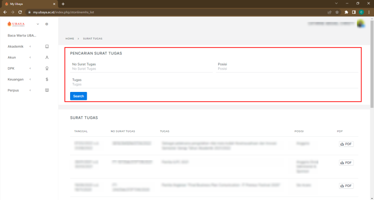 Step 4 - Mencari & Mengunduh ST Online