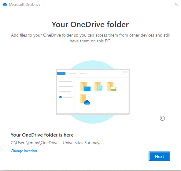 Step 5 - Aktivasi OneDrive Windows